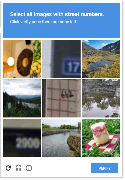 reCAPTCHA antispam WordPress